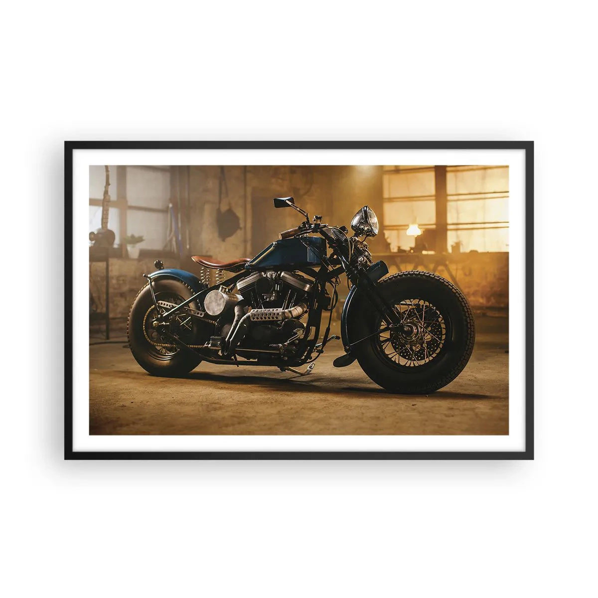 Plakat i sort ramme - Jeg kan gøre alt - 91x61 cm