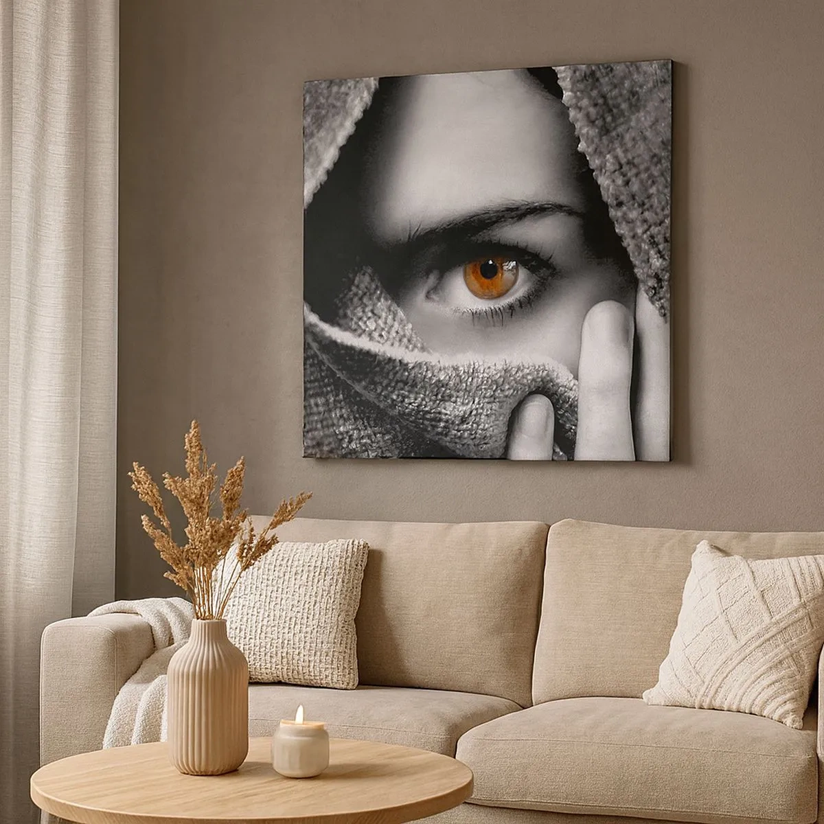 Lærredstryk - Billede på lærred - Lær hemmeligheden - 30x30 cm