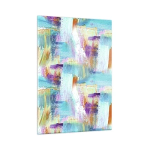 Billede på glas - Munter mazel topper - 50x70 cm