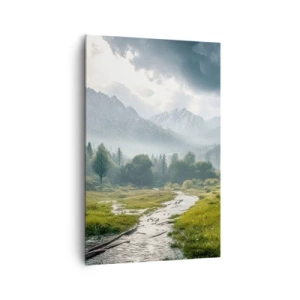 Lærredstryk - Billede på lærred - Der og tilbage - 80x120 cm