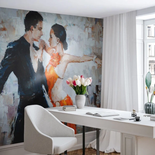 Fototapet Premium Canvas - Dirty dancing - Abstraktion, Dans, Tango - 350x256 cm