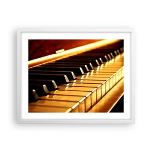 Plakat i hvid ramme - Ubegrænsede muligheder - 50x40 cm