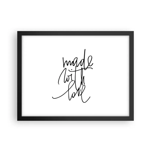 Plakat i sort ramme - Det bedste mærke - 40x30 cm