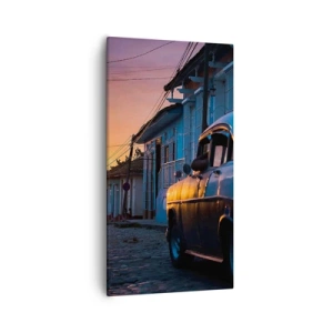 Lærredstryk - Billede på lærred - Det er her, tiden går langsommere - 55x100 cm