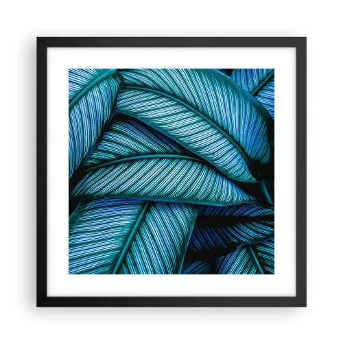 Plakat i sort ramme - Livslinjer - 40x40 cm