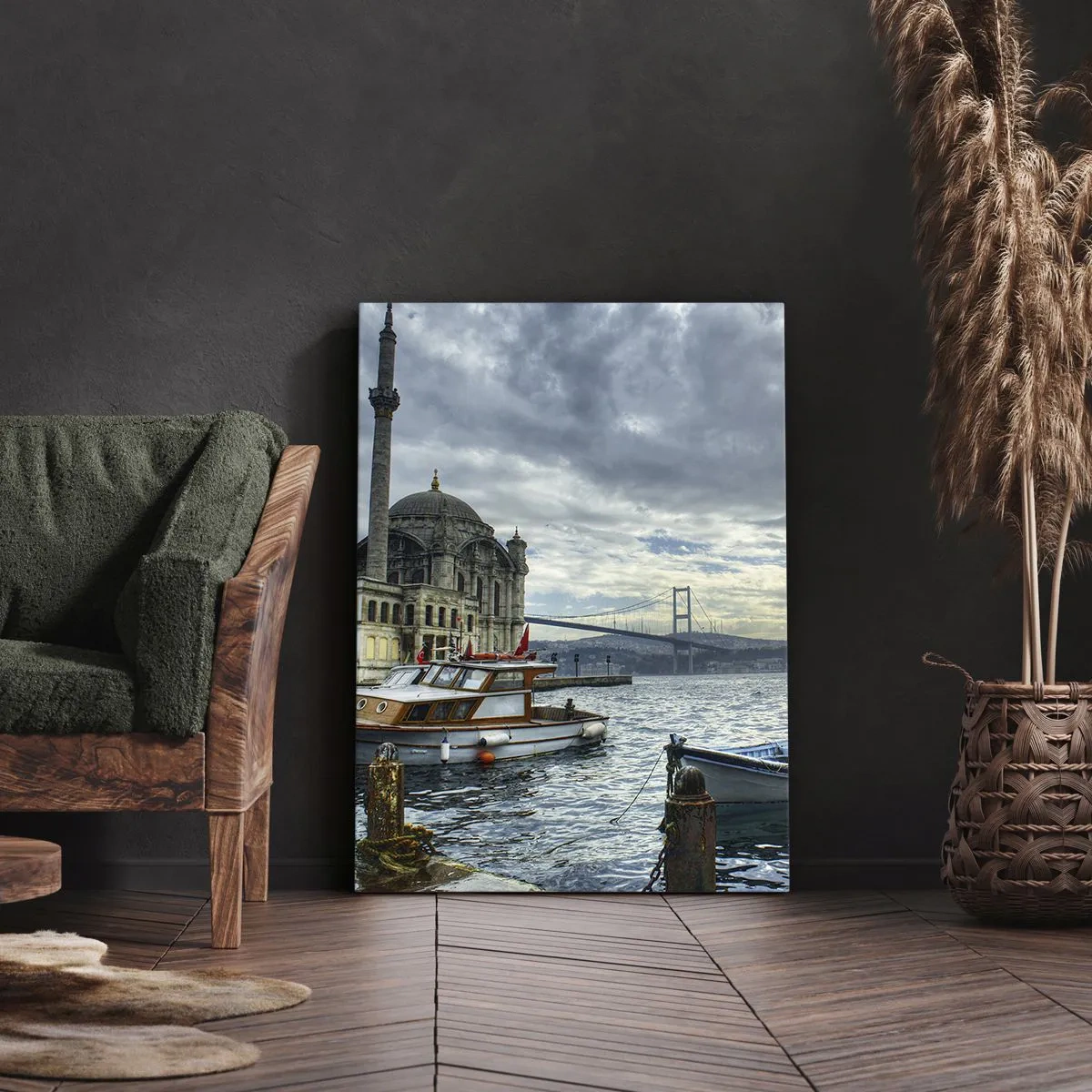 Lærredstryk - Billede på lærred - På grænsen mellem verdener - 50x70 cm