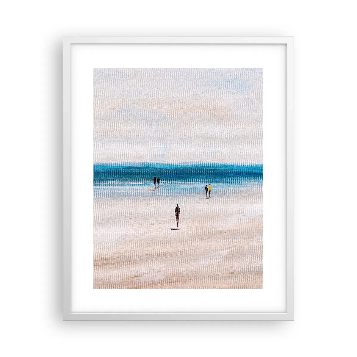 Plakat i hvid ramme - Et naturligt behov - 40x50 cm