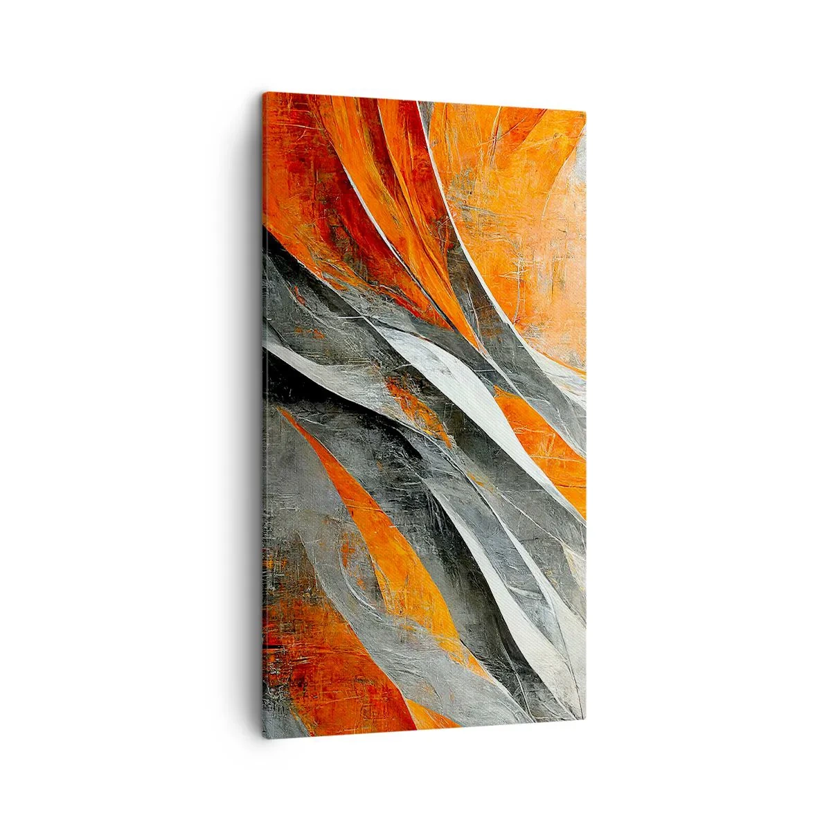Lærredstryk - Billede på lærred - Varme og kulde - 45x80 cm