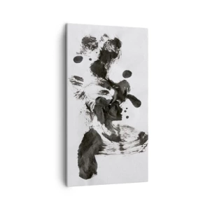Lærredstryk - Billede på lærred - En metode i galskaben? - 45x80 cm
