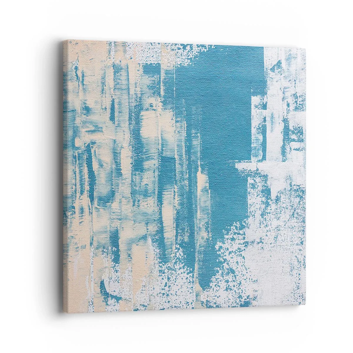 Lærredstryk - Billede på lærred - Gennem istappen - 40x40 cm