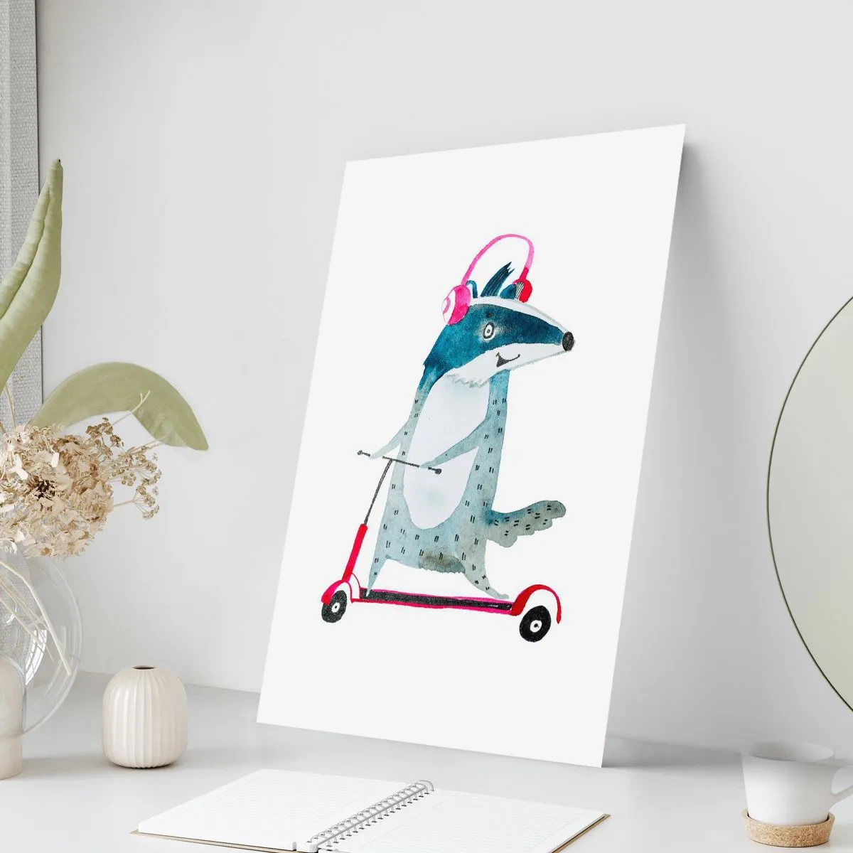 Plakat - Grævlingens glæder - 40x50 cm