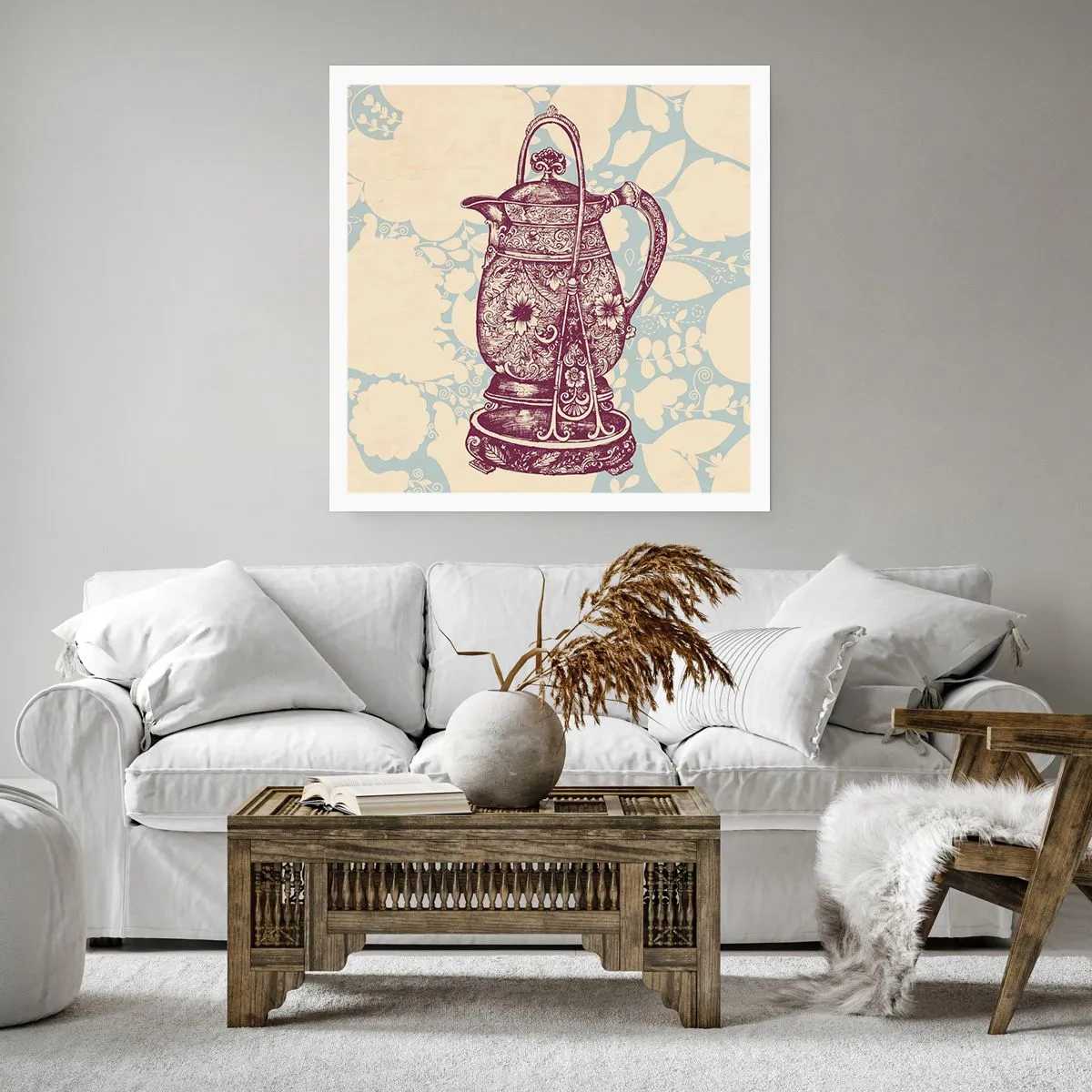 Plakat - Skønheden i hverdagslivet - 50x50 cm