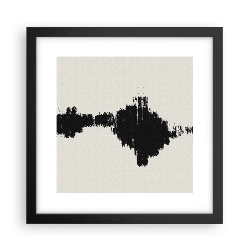 Plakat i sort ramme - Fantasiens vibrationer - 30x30 cm