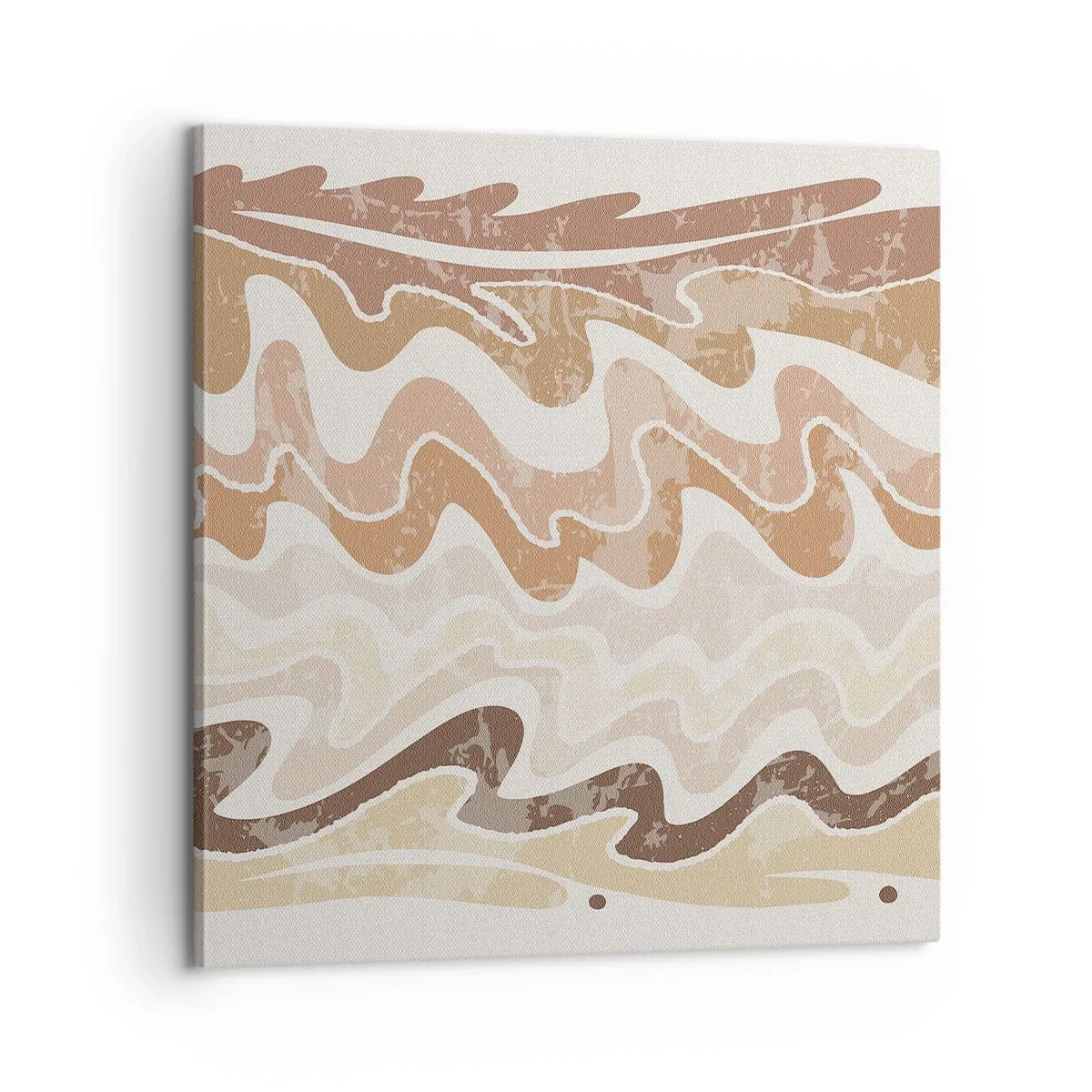 Lærredstryk - Billede på lærred - God energi - gode følelser - 60x60 cm