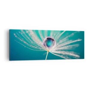 Lærredstryk - Billede på lærred - Mystisk øjeblik - 140x50 cm