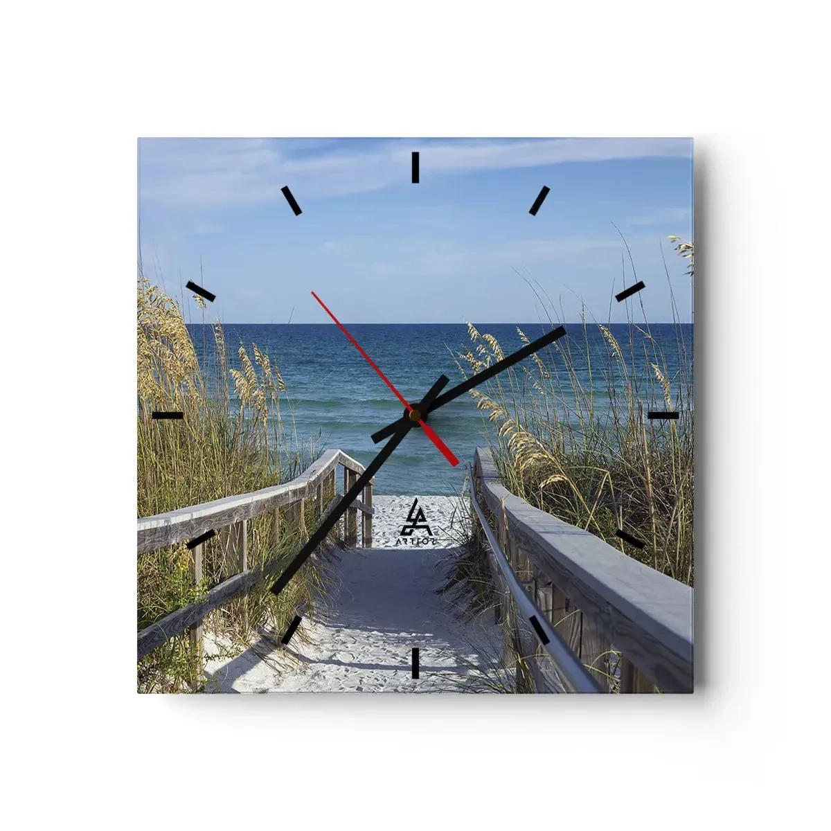 Vægur, Uret - I solen, i vinden - 40x40 cm