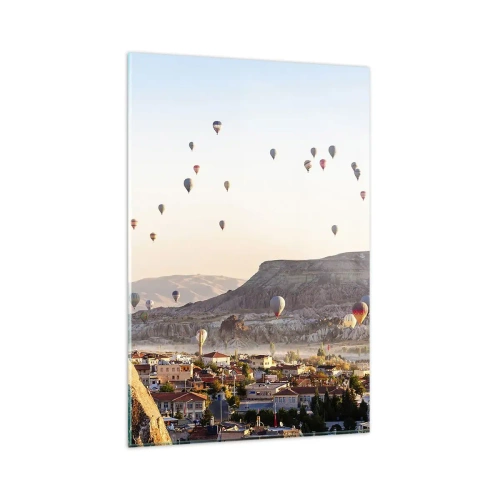 Billede på glas - Som skibe på himlen - 80x120 cm