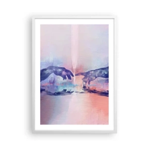 Plakat i hvid ramme - Den guddommelige gnist af liv - 50x70 cm