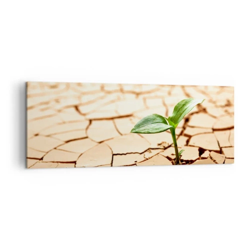 Lærredstryk - Billede på lærred - Den ukuelige livskraft - 140x50 cm