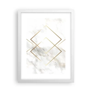 Plakat i hvid ramme - Udsigt til det uendelige - 30x40 cm