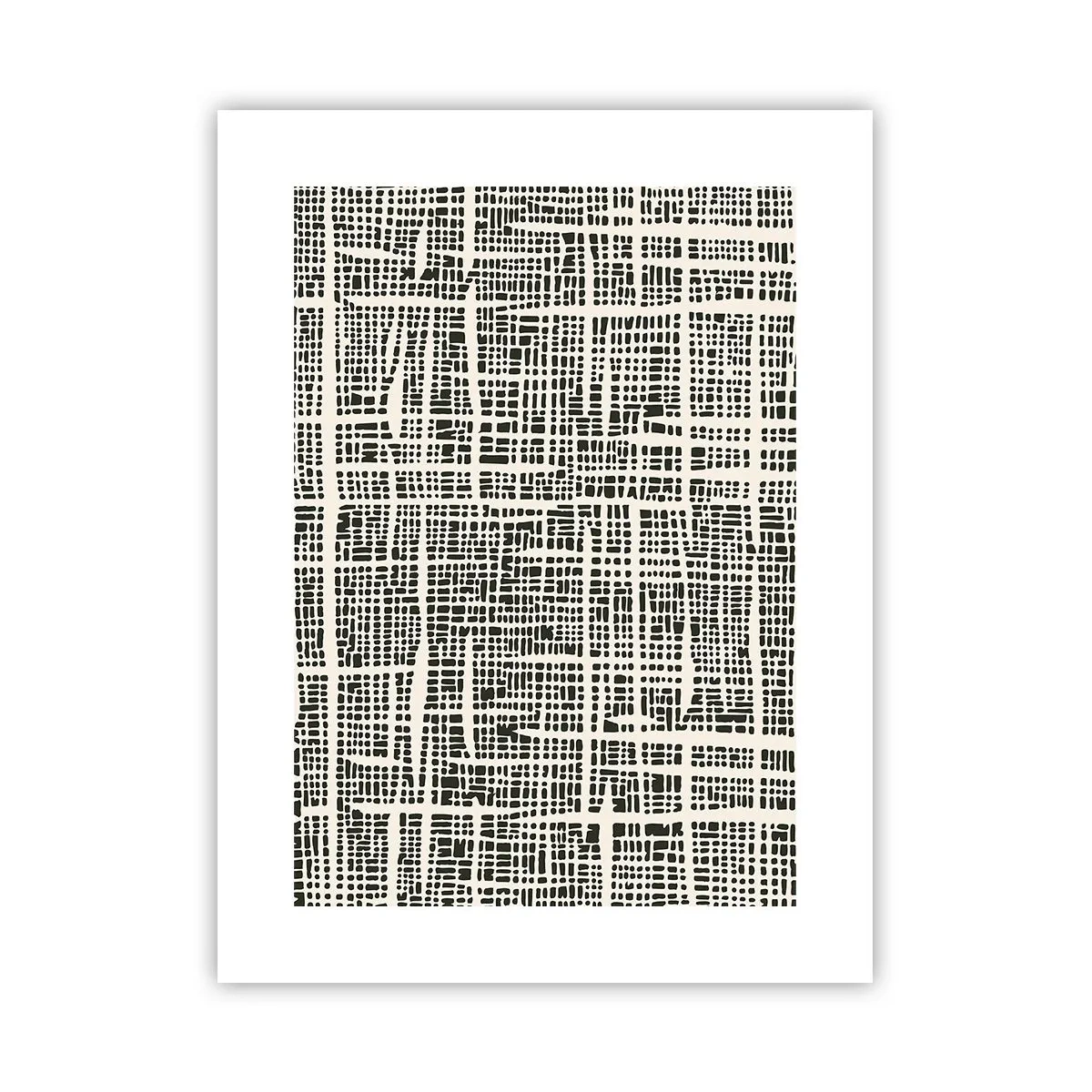 Plakat - En sammensætning vævet - 30x40 cm