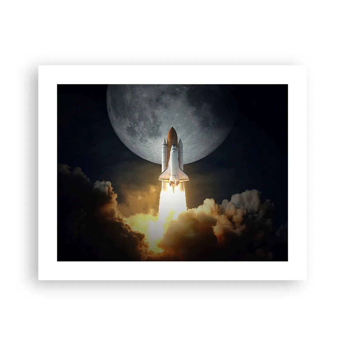 Plakat - Begyndelsen på et overjordisk eventyr - 50x40 cm