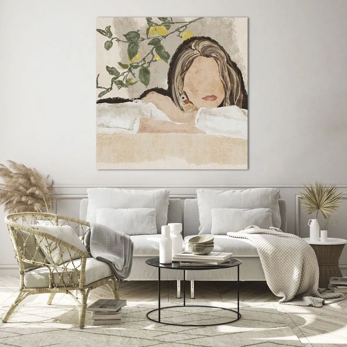 Billede på glas - Sydstaternes skønhed - 60x60 cm