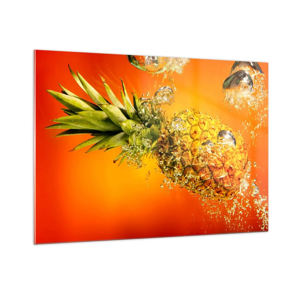Billede på glas - Tropisk saftig friskhed - 100x70 cm