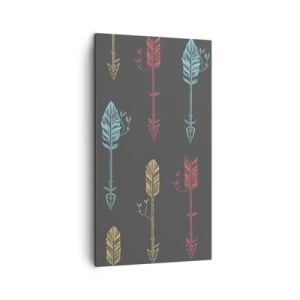 Lærredstryk - Billede på lærred - For at - 45x80 cm