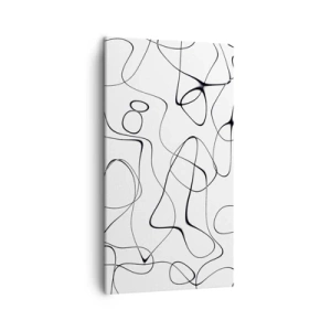Lærredstryk - Billede på lærred - Livets veje, skæbnens omskiftelser - 45x80 cm