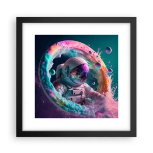 Plakat i sort ramme - Stjerneport - 30x30 cm