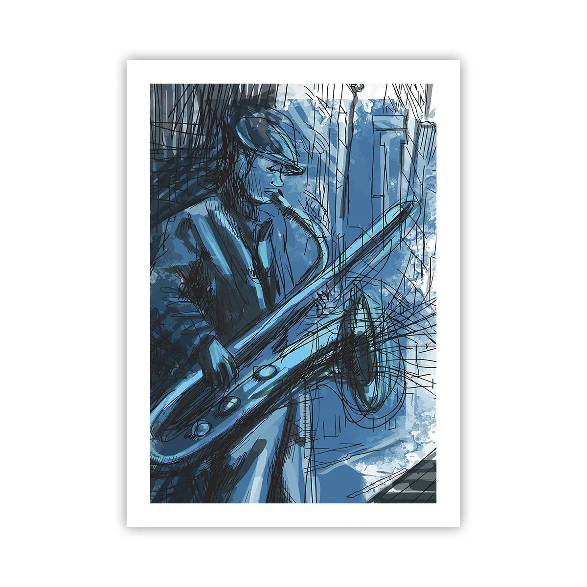 Plakat - Byens rapsodi - 50x70 cm