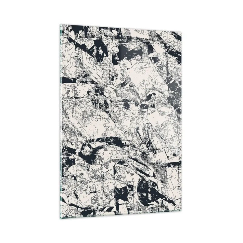 Billede på glas - Modsætningernes gennemtrængning - 50x70 cm