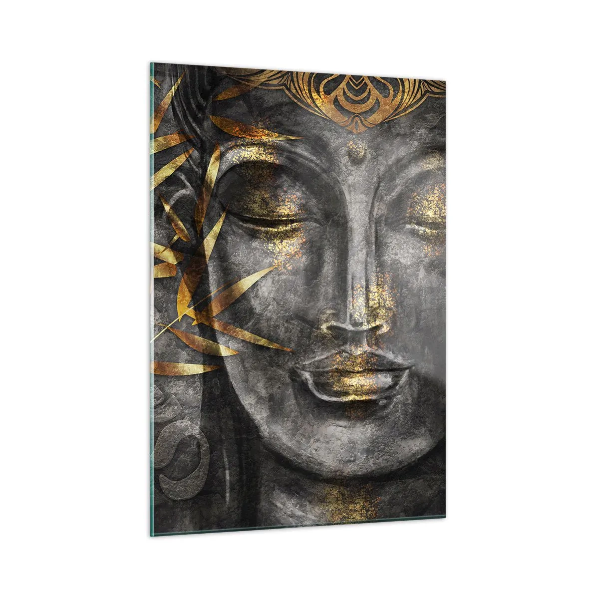 Billede på glas - Mærk freden - 50x70 cm
