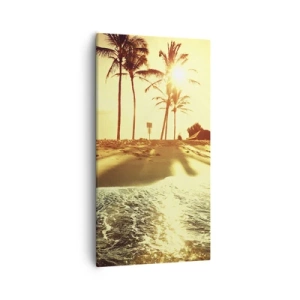 Lærredstryk - Billede på lærred - Eftermiddag i Californien - 55x100 cm
