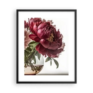 Plakat i sort ramme - I fuldt flor af skønhed - 40x50 cm