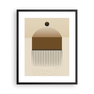 Plakat i sort ramme - Forskellige stater - 40x50 cm