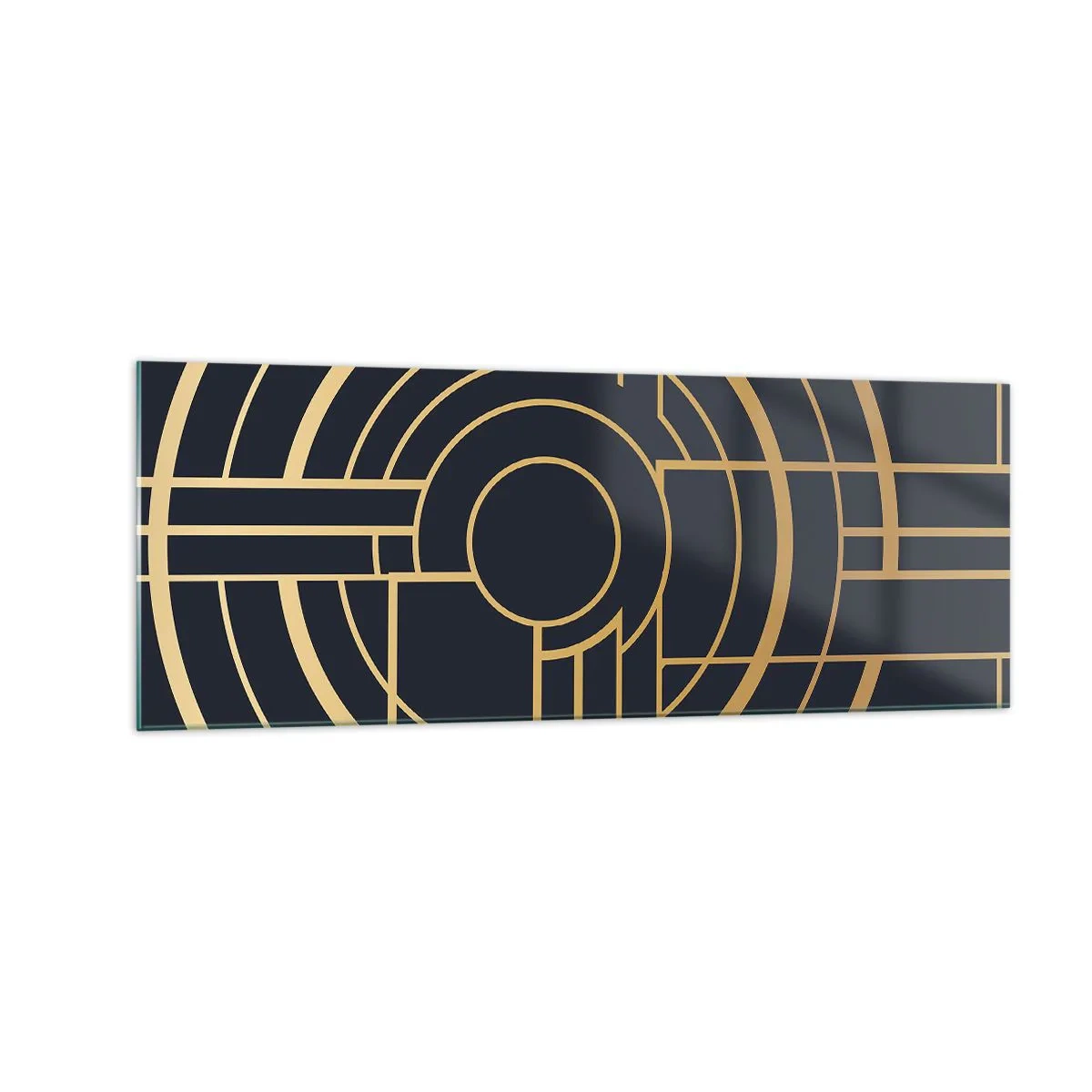 Billede på glas - At vende tingene på hovedet - 140x50 cm