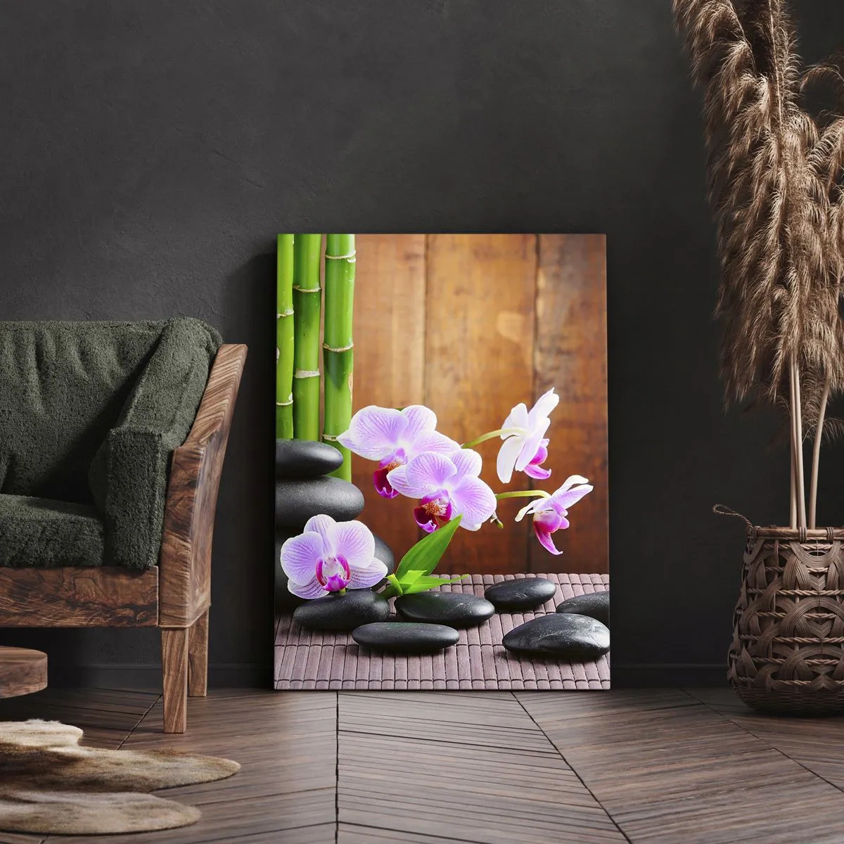 Lærredstryk - Billede på lærred - Oplev Østens fornøjelser - 65x120 cm