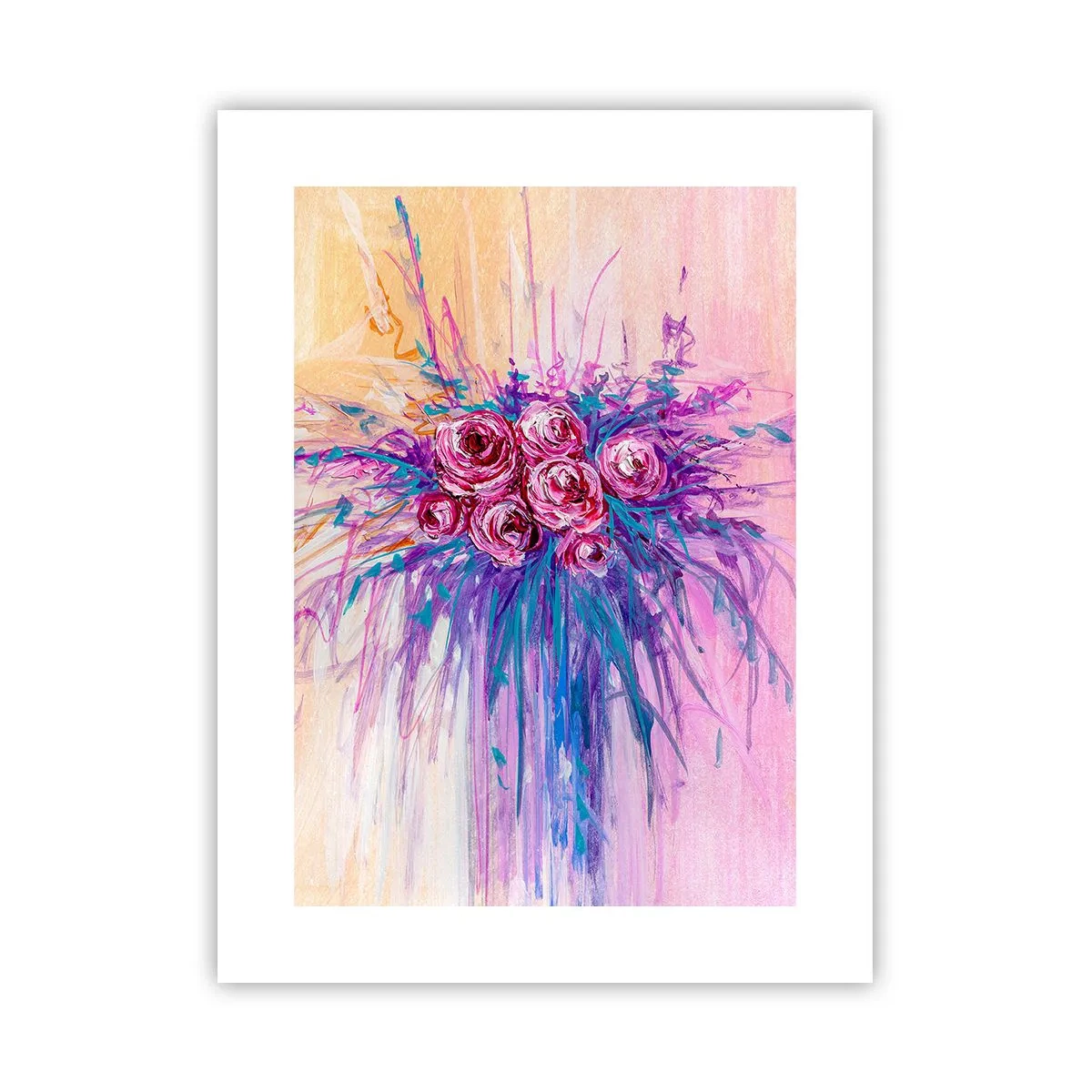 Plakat - Rose springvand - 30x40 cm