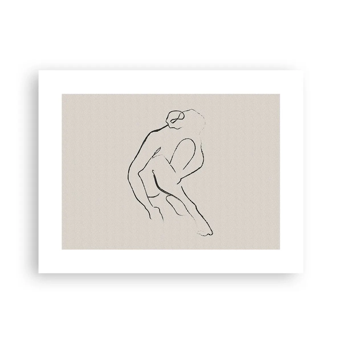 Plakat - Intim skitse - 40x30 cm