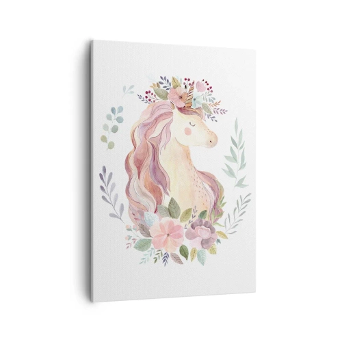 Lærredstryk - Billede på lærred - En invitation til eventyrets verden - 50x70 cm