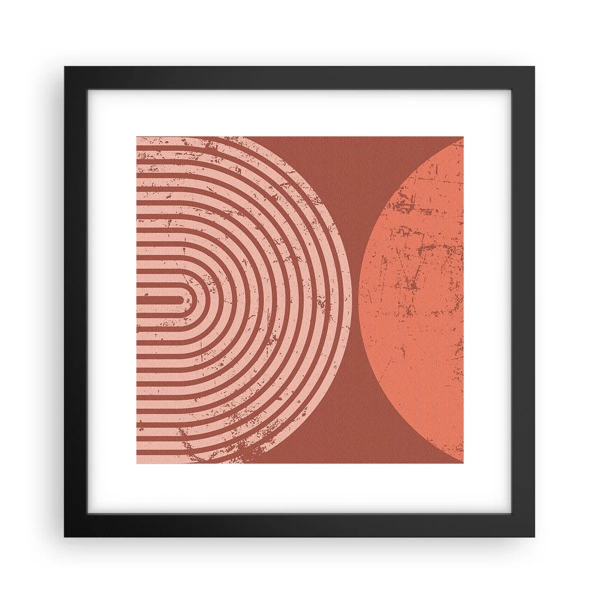 Plakat i sort ramme - Tæt forhold - 30x30 cm