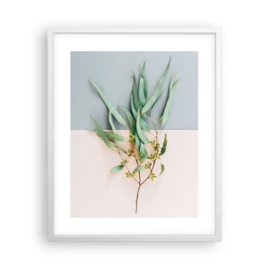 Plakat i hvid ramme - Pastelfarvernes subtilitet - 40x50 cm