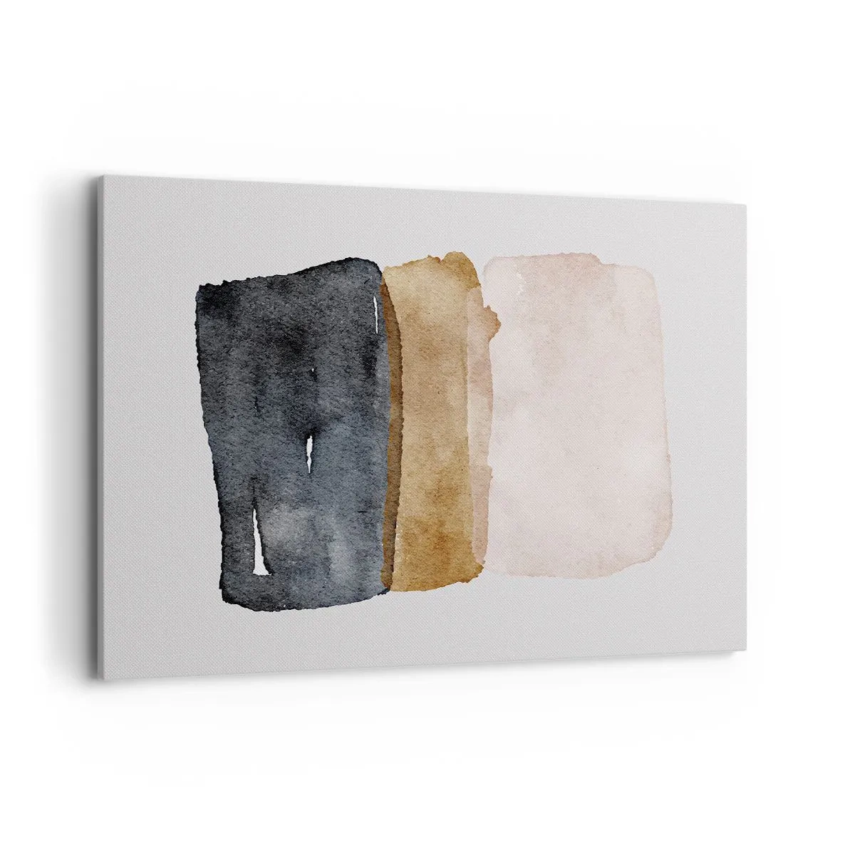 Lærredstryk - Billede på lærred - Sammensætning af jordfarver - 120x80 cm