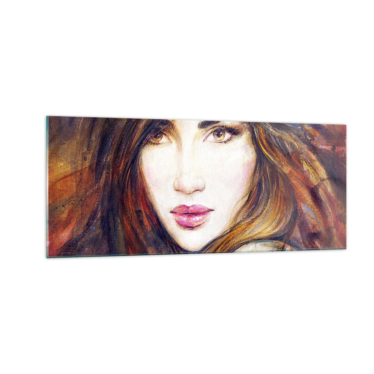 Billede på glas - En øre for dine tanker - 100x40 cm