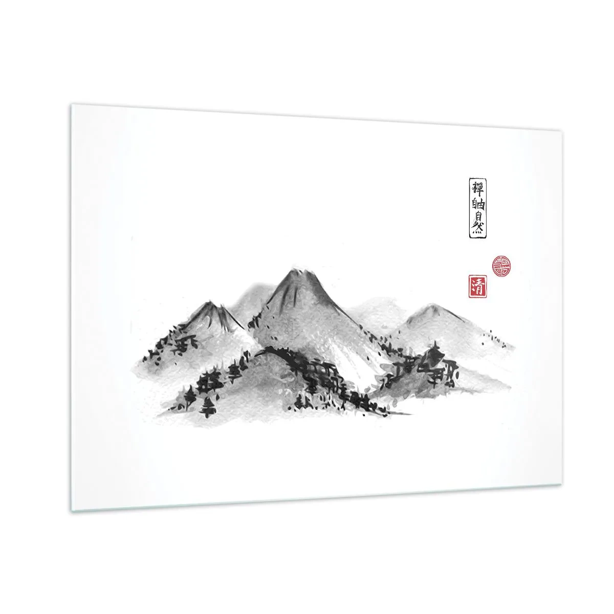 Billede på glas - Langt væk - 100x70 cm