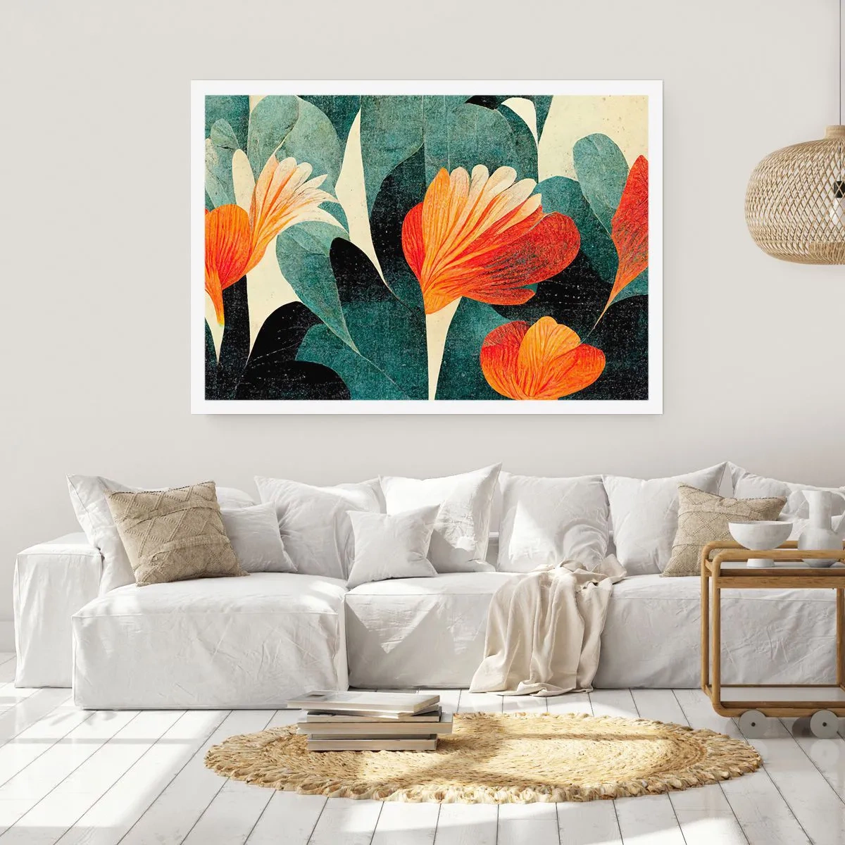 Plakat - Varmen fra troperne og køligheden fra det grønne - 40x30 cm