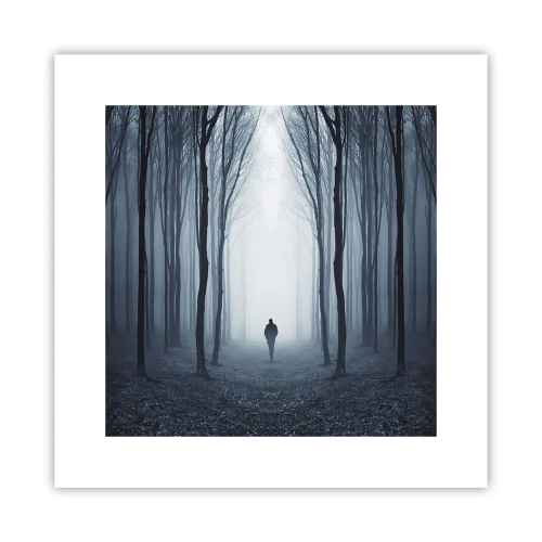 Plakat - Og alt sammen ganske enkelt - 30x30 cm