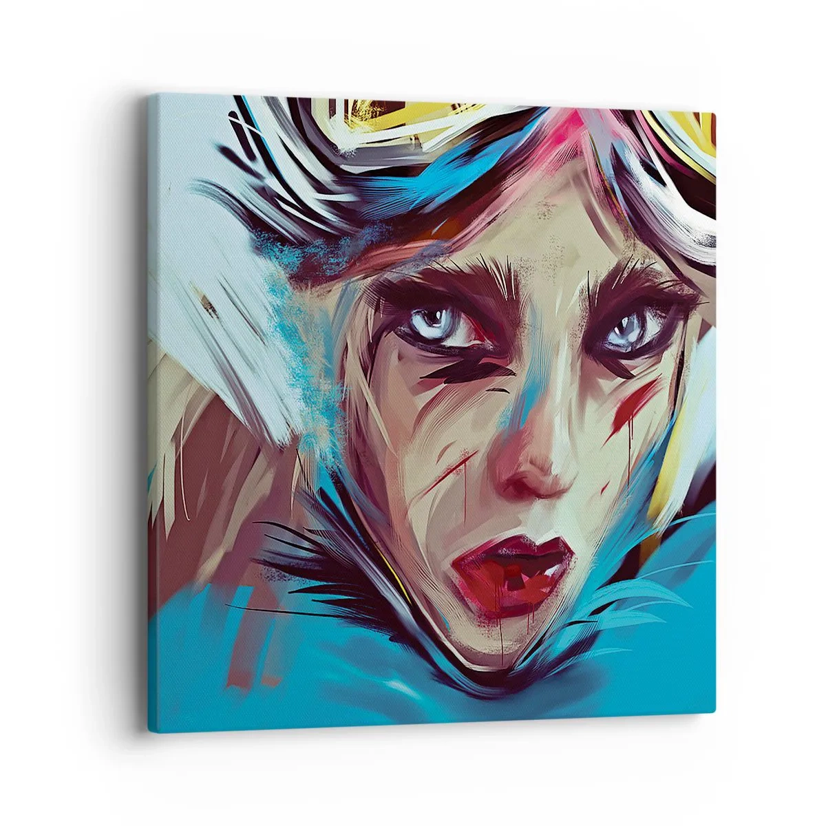 Lærredstryk - Billede på lærred - Vejkriger - 40x40 cm